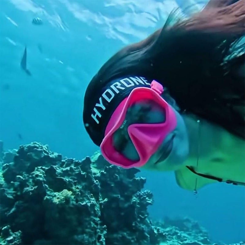5M3M DIVING Hydrone Diving Headband 2mm Neoprene Scuba Hairband Elastic Non-Slip Swimming Headband Workout Sweat Bands for Women Men Children Scuba Dive Snorkeling Swimming Surfing (Black) - Image 4
